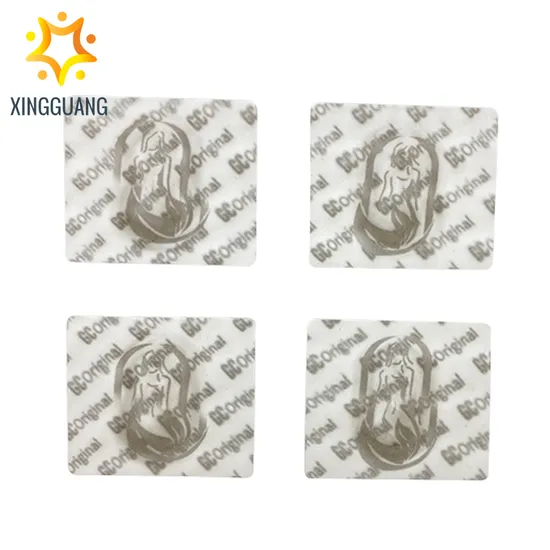 Custom Adhesive 3D Nano Micro Optic Label Sticker Transparent Hologram Anti Fake Lenticular Sticker Sheet for Brand Packaging