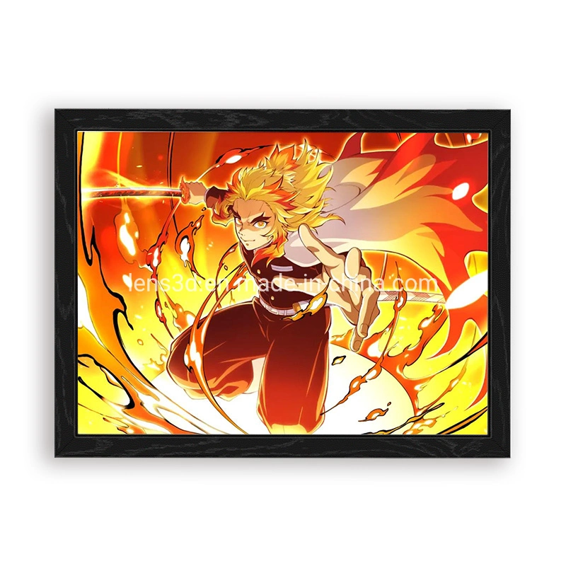 Custom Design Anime Lenticular 3D Poster for Collections